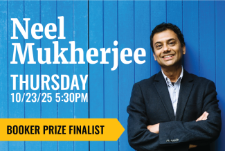 Novelist Neel Mukherjee (photo by Nick Tucker)