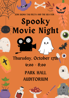 Spooky Movie Night Poster