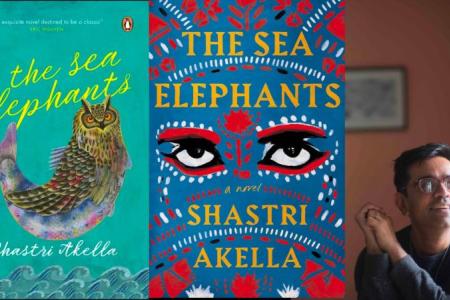 Shastri Akella and the covers of his novels