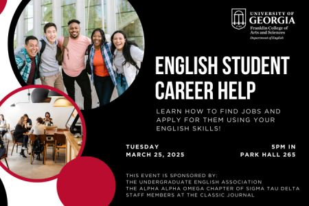 English Student Career Help poster