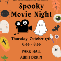 Spooky Movie Night Poster